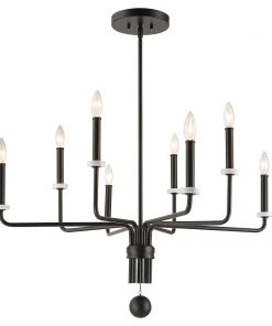 Uttermost Ebony Elegance 8 Light Chandelier