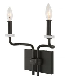 Uttermost Ebony Elegance 2 Light Sconce All Lighting