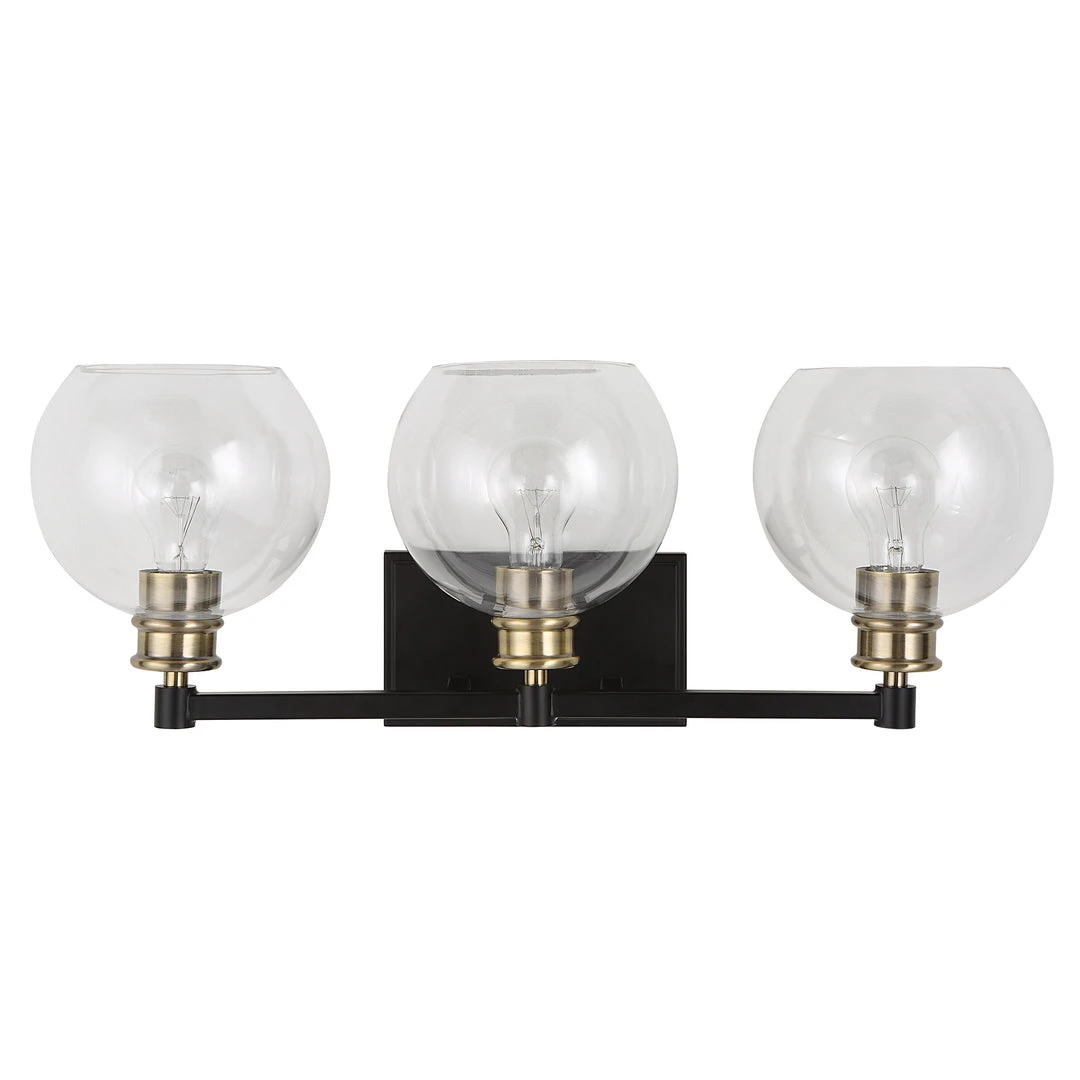 Uttermost Kent Edison 3 Light Vanity 5 Uttermost Kent Edison 3 Light Vanity