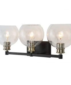 Uttermost Kent Edison 3 Light Vanity 14 Uttermost Kent Edison 3 Light Vanity