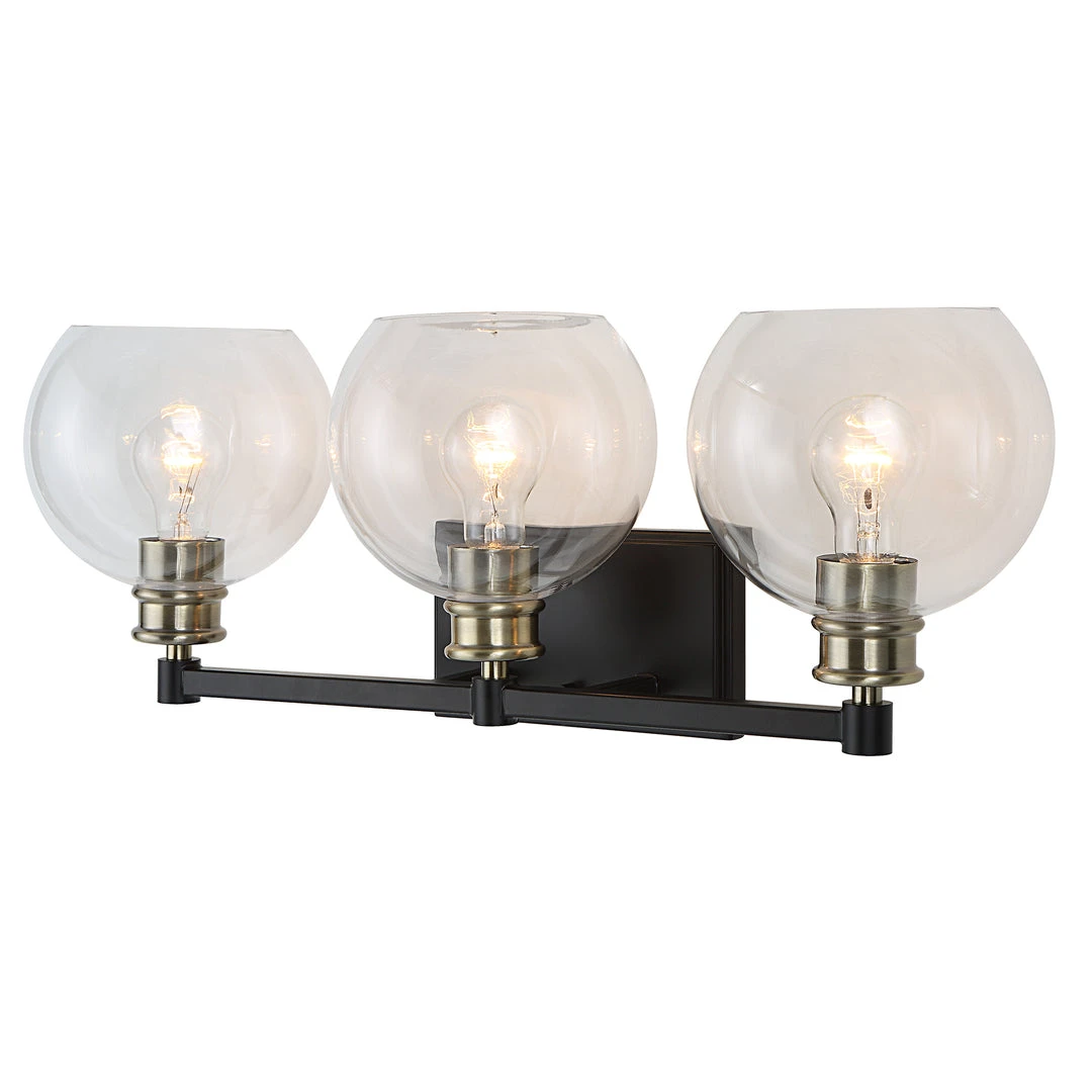Uttermost Kent Edison 3 Light Vanity 6 Uttermost Kent Edison 3 Light Vanity