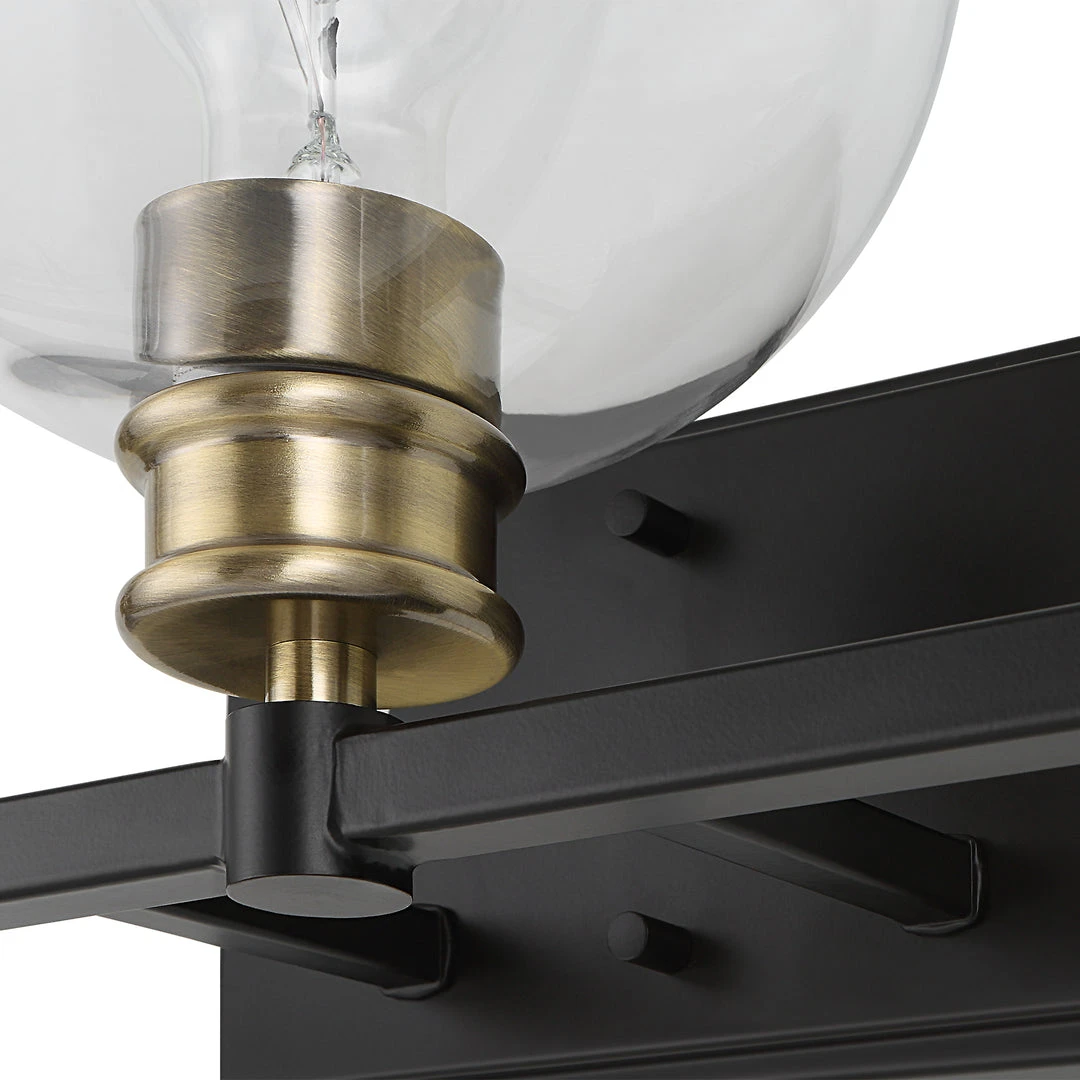 Uttermost Kent Edison 3 Light Vanity 10 Uttermost Kent Edison 3 Light Vanity