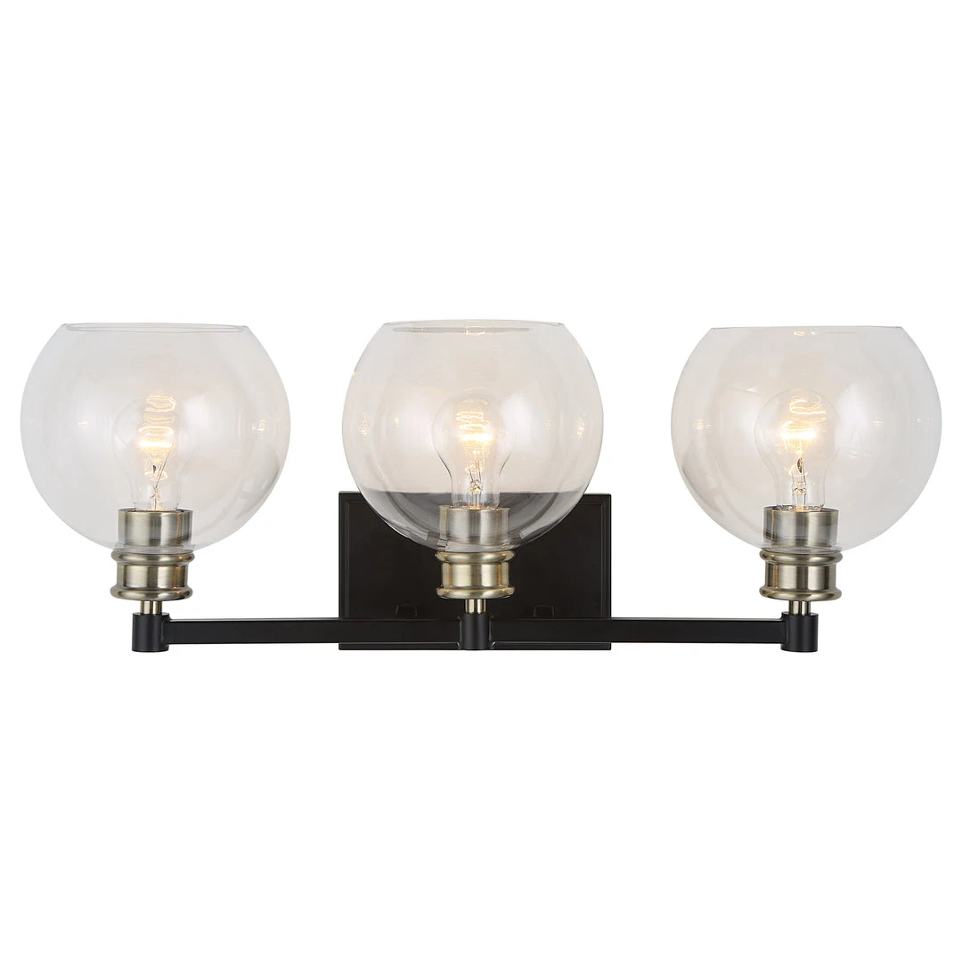 Uttermost Kent Edison 3 Light Vanity 3 Uttermost Kent Edison 3 Light Vanity