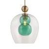 Uttermost Shamrock Green Glass 1 Light Pendant