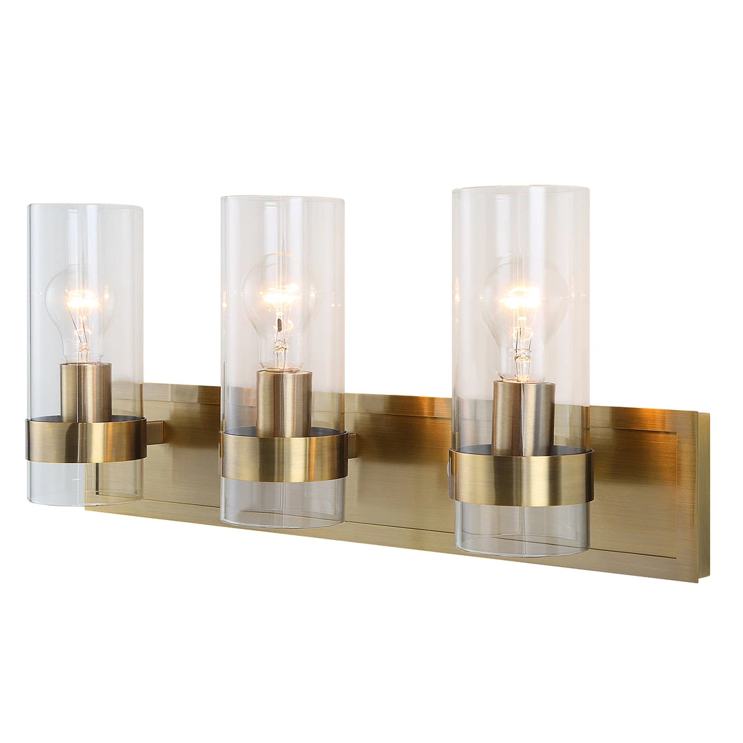 Uttermost Cardiff Antique Brass 3 Light Vanity All Lighting 5 Uttermost Cardiff Antique Brass 3 Light Vanity All Lighting