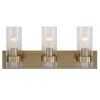 Uttermost Cardiff Antique Brass 3 Light Vanity All Lighting 2 Uttermost Cardiff Antique Brass 3 Light Vanity All Lighting