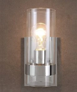 Uttermost Cardiff Nickel 1 Light Cylinder Sconce All Lighting
