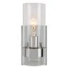 Uttermost Cardiff Nickel 1 Light Cylinder Sconce All Lighting