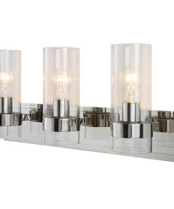 Uttermost Cardiff Nickel 3 Light Vanity 14 Uttermost Cardiff Nickel 3 Light Vanity