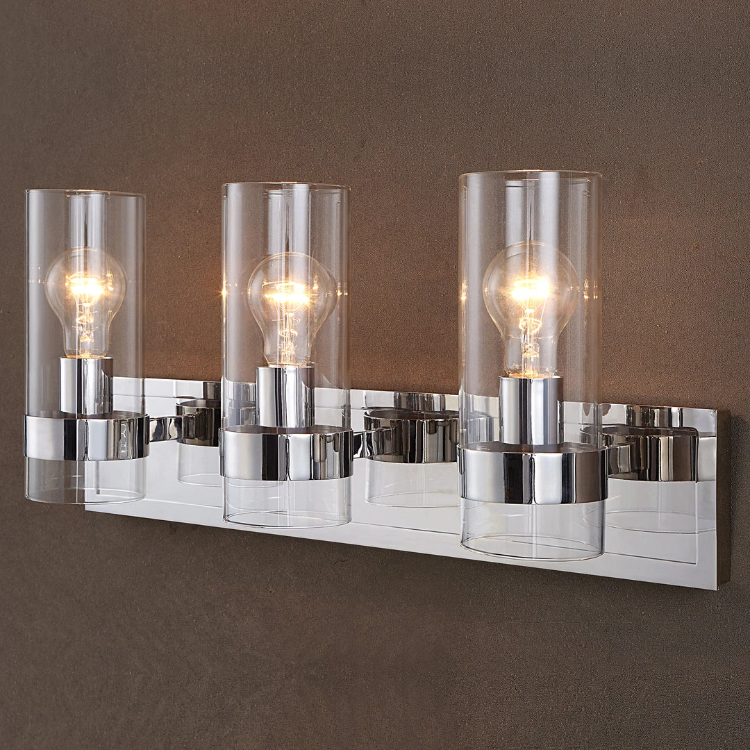 Uttermost Cardiff Nickel 3 Light Vanity 8 Uttermost Cardiff Nickel 3 Light Vanity