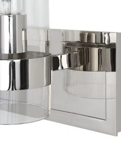 Uttermost Cardiff Nickel 3 Light Vanity 19 Uttermost Cardiff Nickel 3 Light Vanity