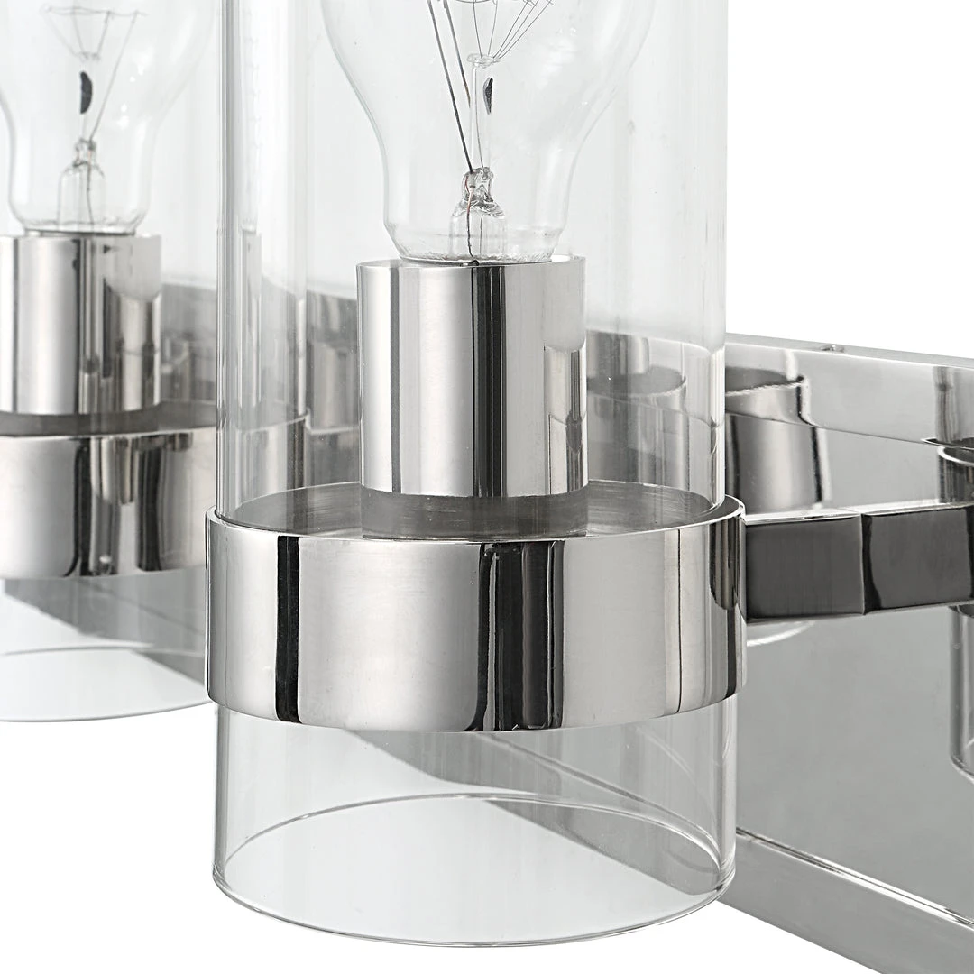 Uttermost Cardiff Nickel 3 Light Vanity 10 Uttermost Cardiff Nickel 3 Light Vanity