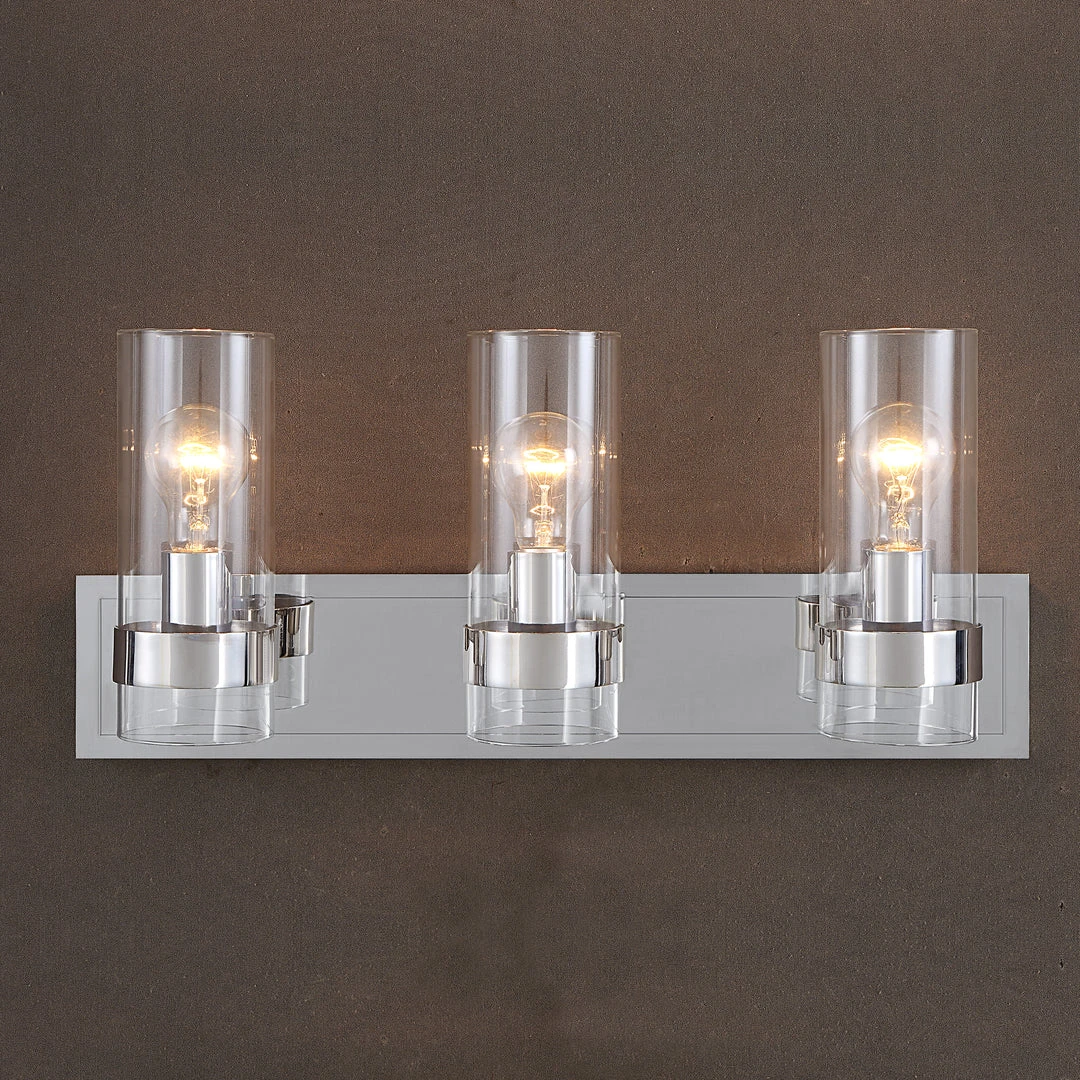 Uttermost Cardiff Nickel 3 Light Vanity 4 Uttermost Cardiff Nickel 3 Light Vanity