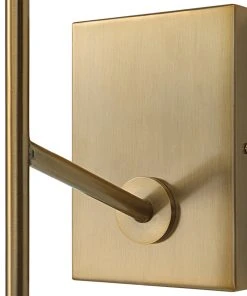 All Lighting Uttermost Telesto 1 Light Brass Sconce