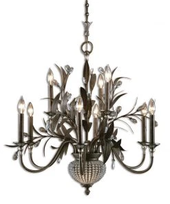 Uttermost Cristal De Lisbon 9+2 Light Chandelier All Lighting