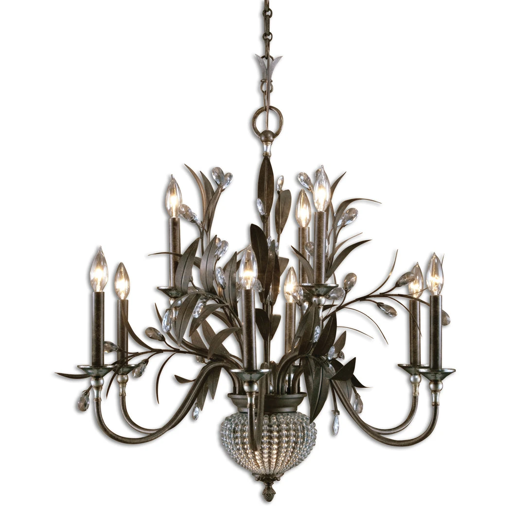 Uttermost Cristal De Lisbon 9+2 Light Chandelier All Lighting 3 Uttermost Cristal De Lisbon 9+2 Light Chandelier All Lighting