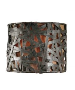All Lighting Uttermost Alita 1 Light Black Wall Sconce