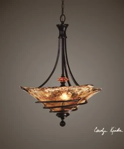 Uttermost Vitalia 3 Lt Oil Rubbed Bronze Pendant