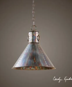 All Lighting Uttermost Levone 1 Light Oxidized Bronze Pendant