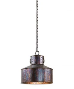Uttermost Giaveno 1 Light Oxidized Bronze Pendant
