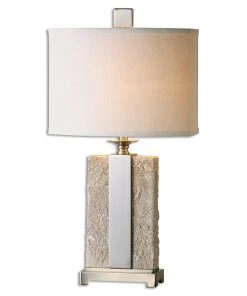 Table Lamps Uttermost Bonea Stone Ivory Table Lamp