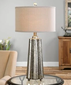 Table Lamps Uttermost Sullivan Mercury Glass Table Lamp