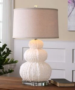 Uttermost Fontanne Shell Ivory Table Lamp Table Lamps