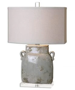 Table Lamps Uttermost Melizzano Ivory-Gray Table Lamp