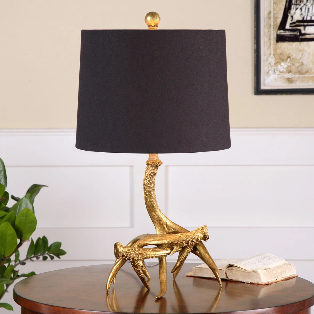 Uttermost Golden Antlers Table Lamp 4 Uttermost Golden Antlers Table Lamp