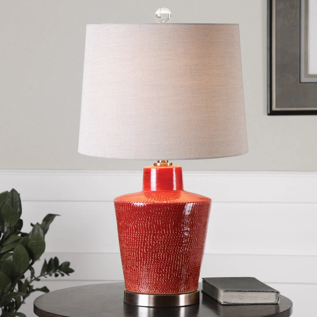 Uttermost Cornell Brick Red Table Lamp Table Lamps 4 Uttermost Cornell Brick Red Table Lamp Table Lamps
