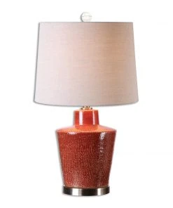 Uttermost Cornell Brick Red Table Lamp Table Lamps