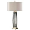 Uttermost Vilminore Gray Glass Table Lamp 1 Uttermost Vilminore Gray Glass Table Lamp