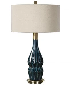 Uttermost Prussian Blue Ceramic Lamp