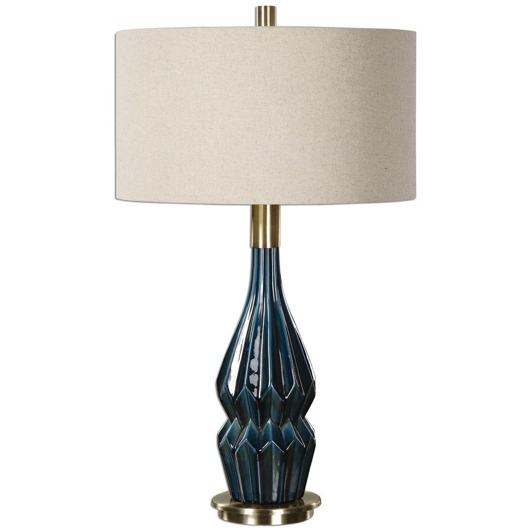 Uttermost Prussian Blue Ceramic Lamp 3 Uttermost Prussian Blue Ceramic Lamp
