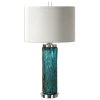 Uttermost Almanzora Blue Glass Lamp Table Lamps 1 Uttermost Almanzora Blue Glass Lamp Table Lamps