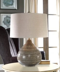 Uttermost Batova Smoke Gray Lamp Table Lamps 6 Uttermost Batova Smoke Gray Lamp Table Lamps