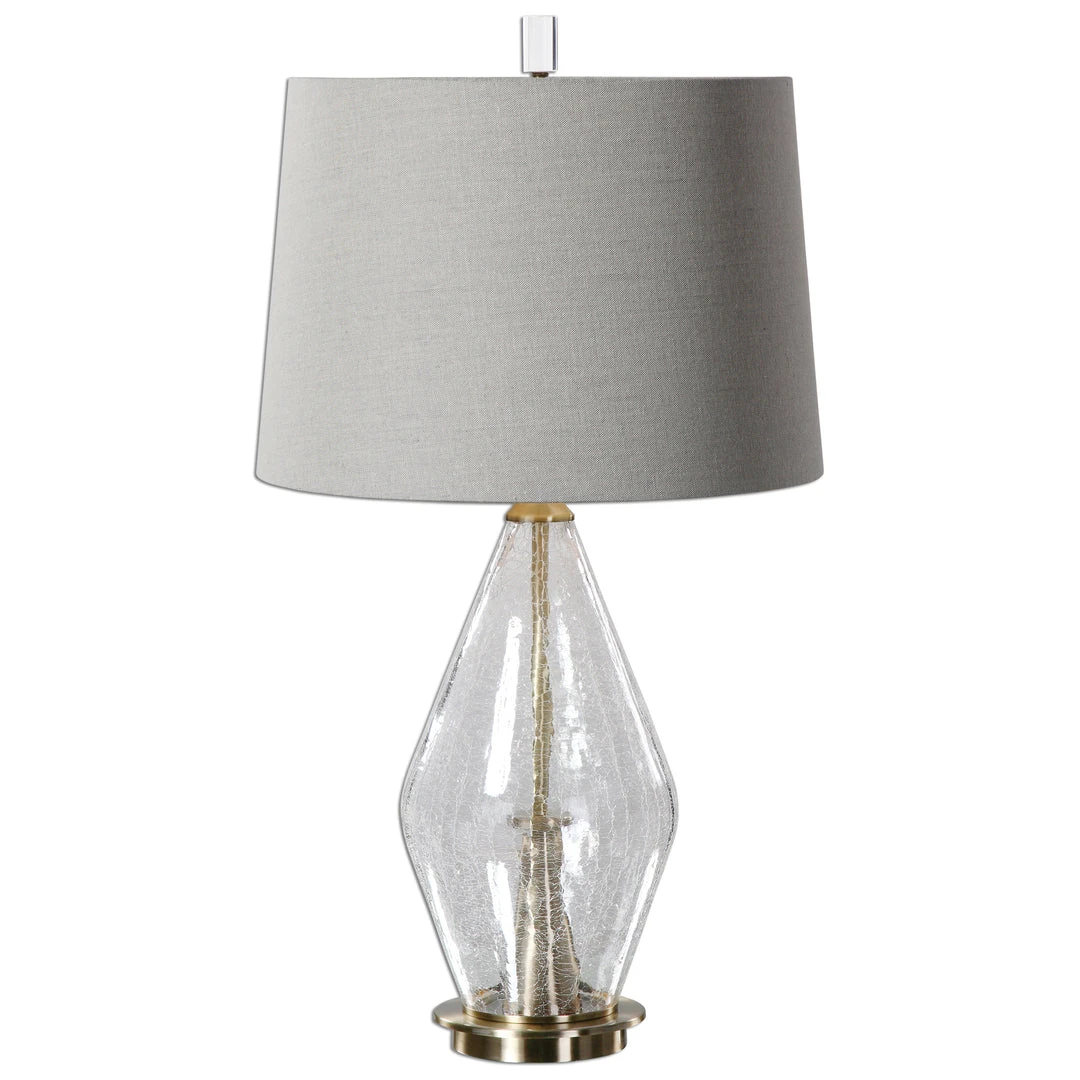 Uttermost Spezzano Crackled Glass Lamp Table Lamps 3 Uttermost Spezzano Crackled Glass Lamp Table Lamps