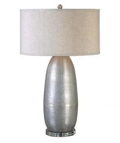 Table Lamps Uttermost Tartaro Industrial Silver Table Lamp
