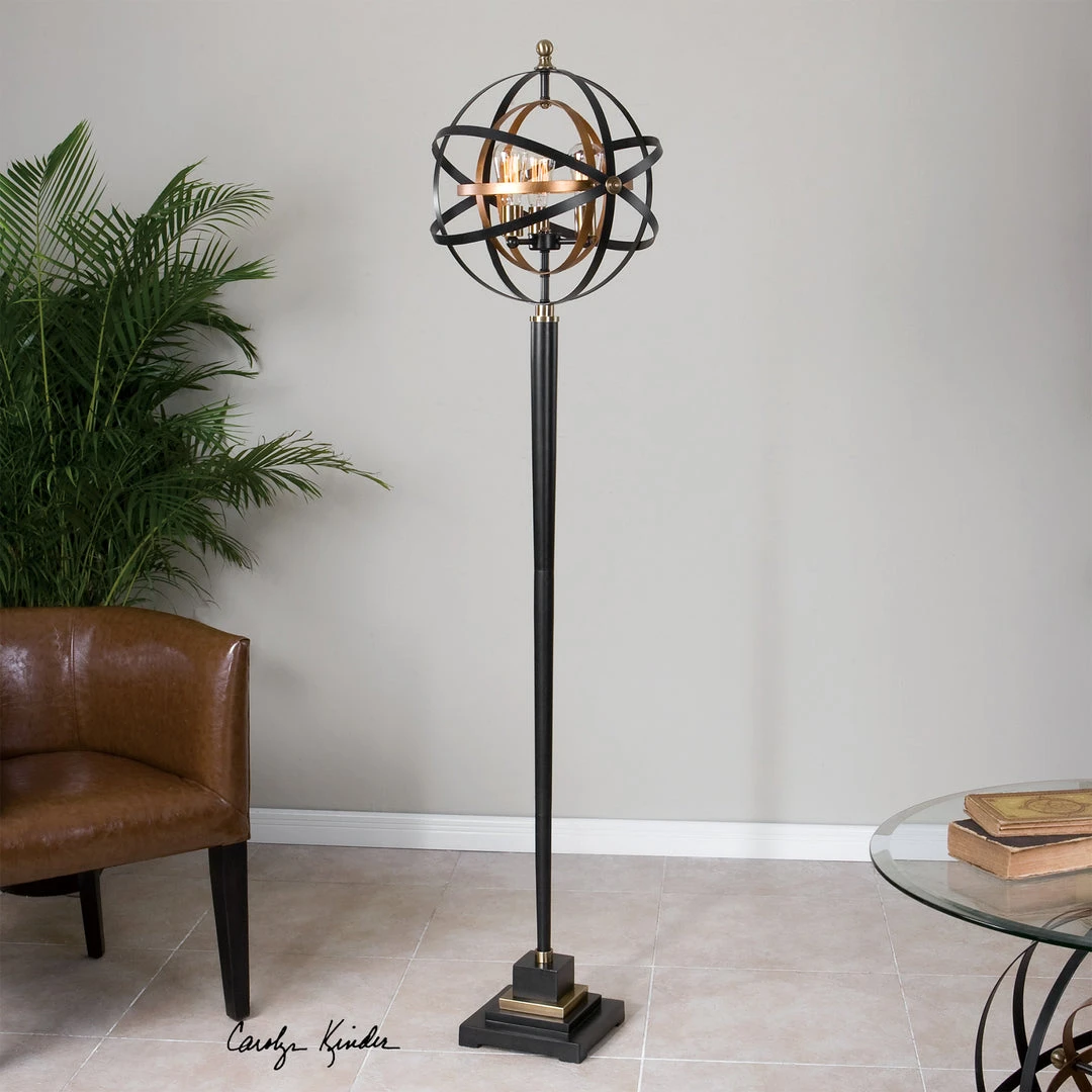 Floor Lamps Uttermost Rondure Sphere Floor Lamp 4 Floor Lamps Uttermost Rondure Sphere Floor Lamp