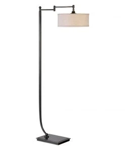 Floor Lamps Uttermost Lamine Dark Bronze Floor Lamp