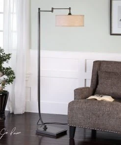 Floor Lamps Uttermost Lamine Dark Bronze Floor Lamp