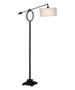 Uttermost Levisa Brushed Bronze Floor Lamp