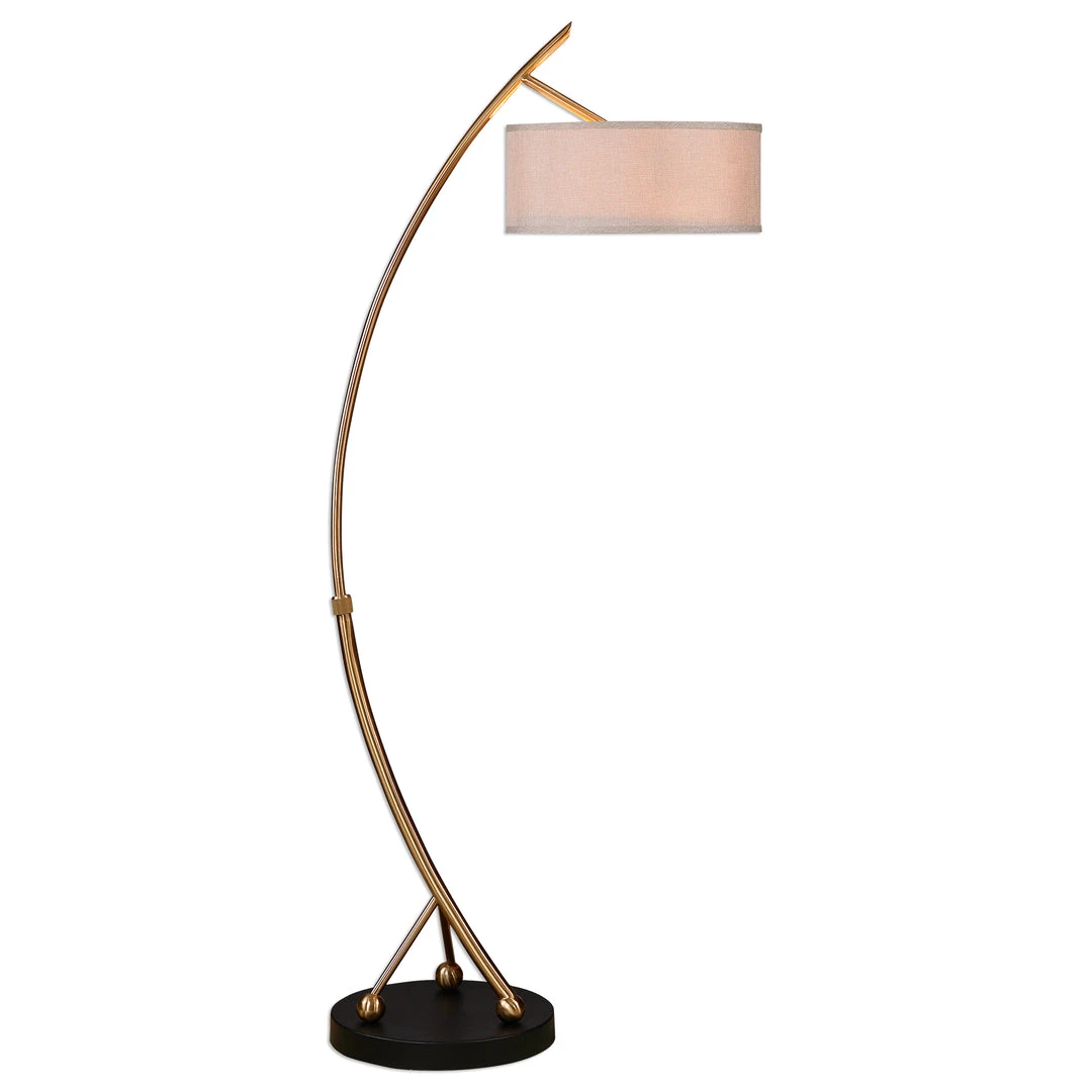 Floor Lamps Uttermost Vardar Curved Brass Floor Lamp 3 Floor Lamps Uttermost Vardar Curved Brass Floor Lamp