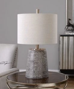 Uttermost Duron Bronze Ceramic Lamp
