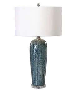 Uttermost Maira Blue Ceramic Table Lamp