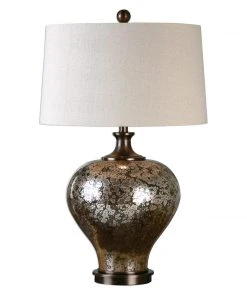 Table Lamps Uttermost Liro Mercury Glass Table Lamp