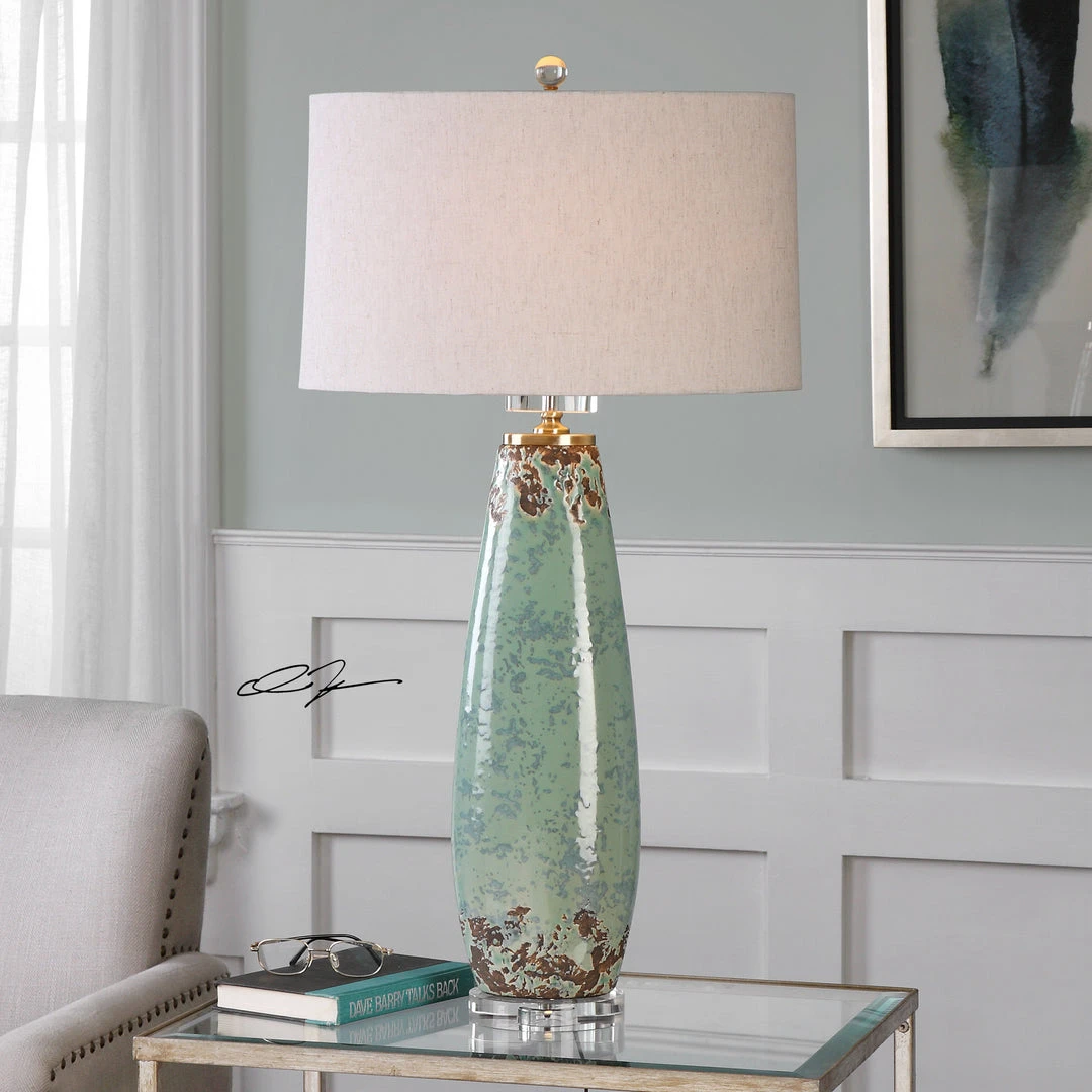 Table Lamps Uttermost Rovasenda Mint Green Table Lamp 4 Table Lamps Uttermost Rovasenda Mint Green Table Lamp