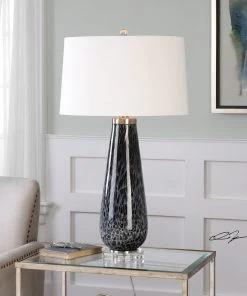 Table Lamps Uttermost Marchiazza Dark Charcoal Table Lamp