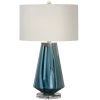 Uttermost Pescara Teal-Gray Glass Lamp Table Lamps 1 Uttermost Pescara Teal-Gray Glass Lamp Table Lamps