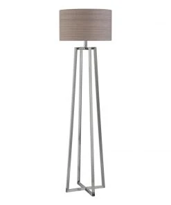 Uttermost Keokee Polished Nickel Floor Lamp Floor Lamps